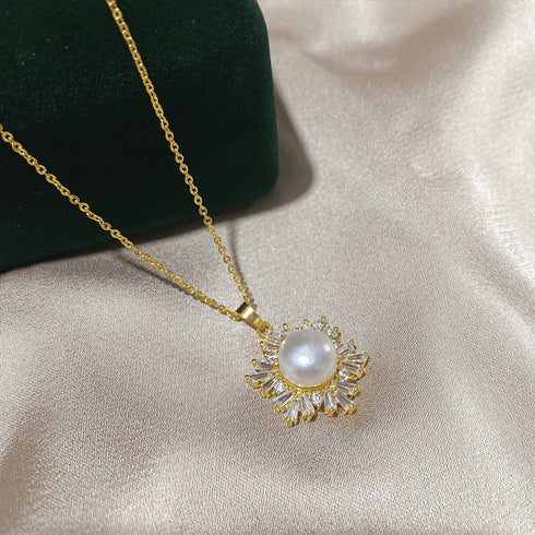 Snowflake Freshwater Pearl Jewelry Set - House Of Pearls